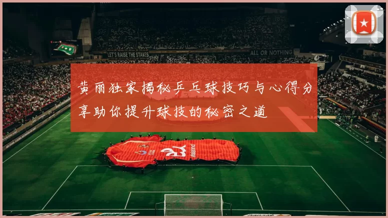黄丽独家揭秘乒乓球技巧与心得分享助你提升球技的秘密之道